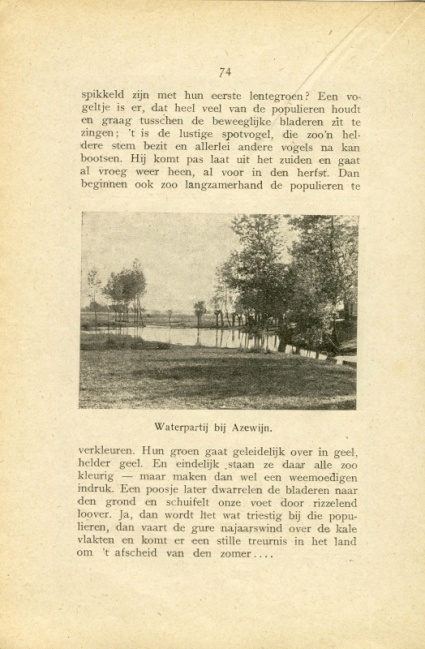 Waterpartij bij Azewijn blz 74