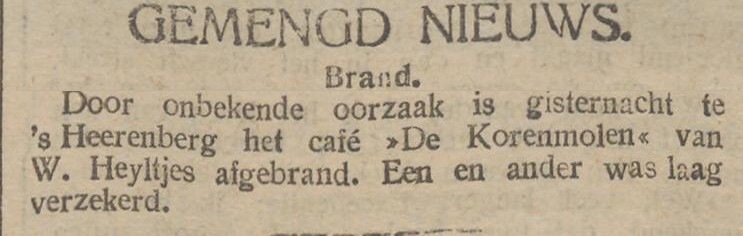 Bestand:De Amstelbode 14 10 1912 Café de Korenmolen.jpg