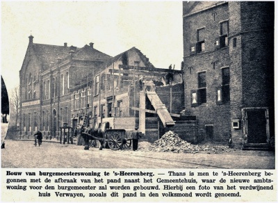 1937 Verwayen maakt plaats voor Burgemeesters woning.jpg
