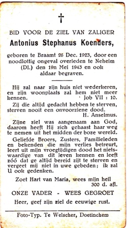 Antoon Koenders, bidprentje 1943 (b).jpg