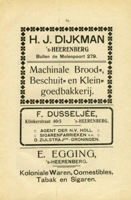 H.J.Dijkman, F.Dusseljee, E.Egging. blz 89