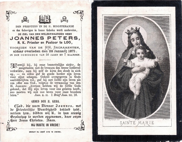 Joannes Peters bidprentje 1871.jpg