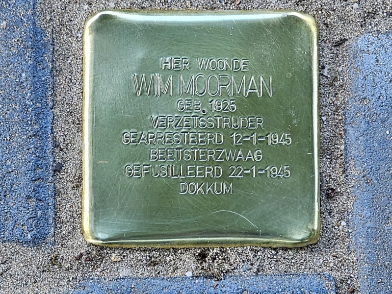 Bestand:Stolperstein Wim Moorman.jpg
